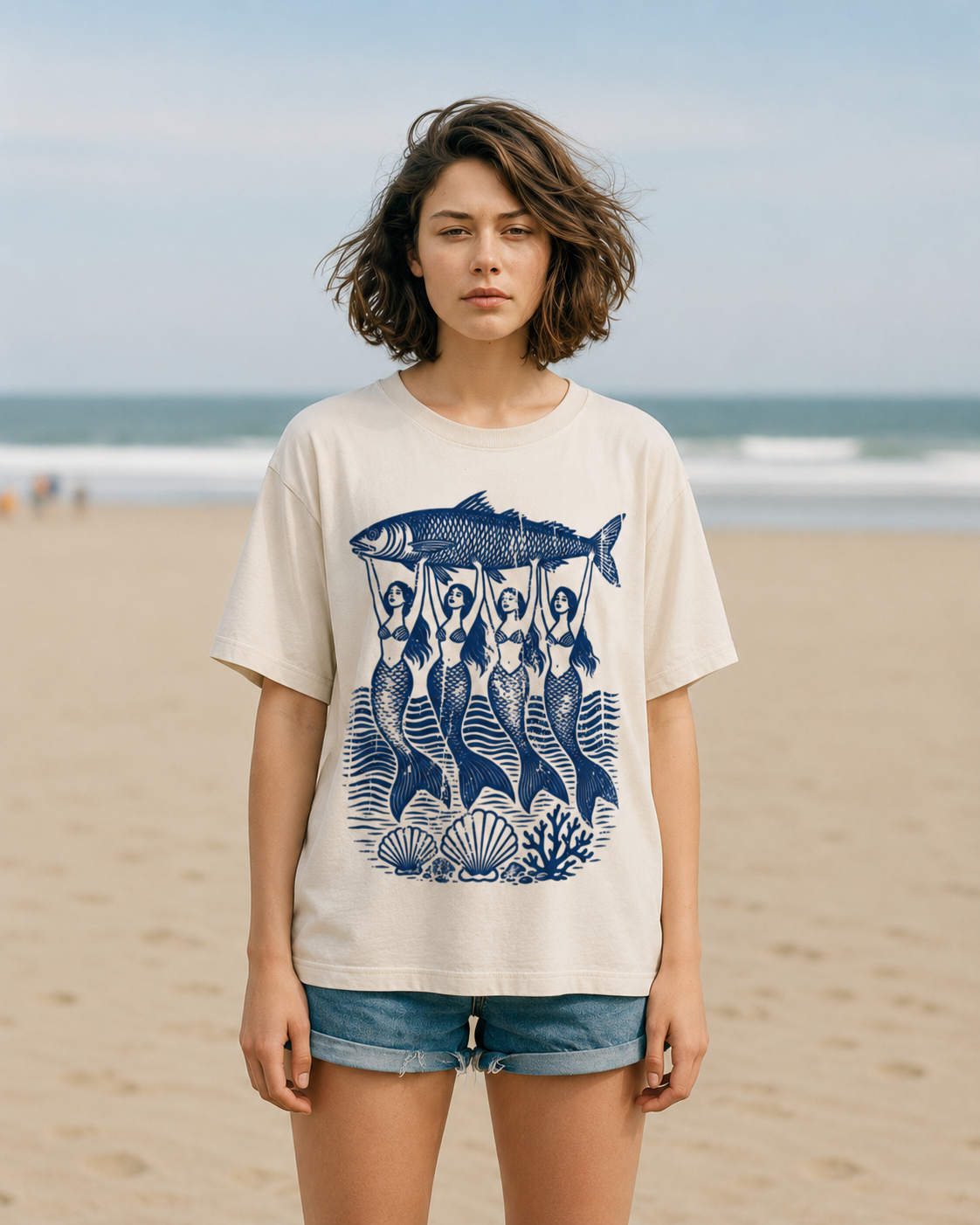 Siren Catch Graphic Tee