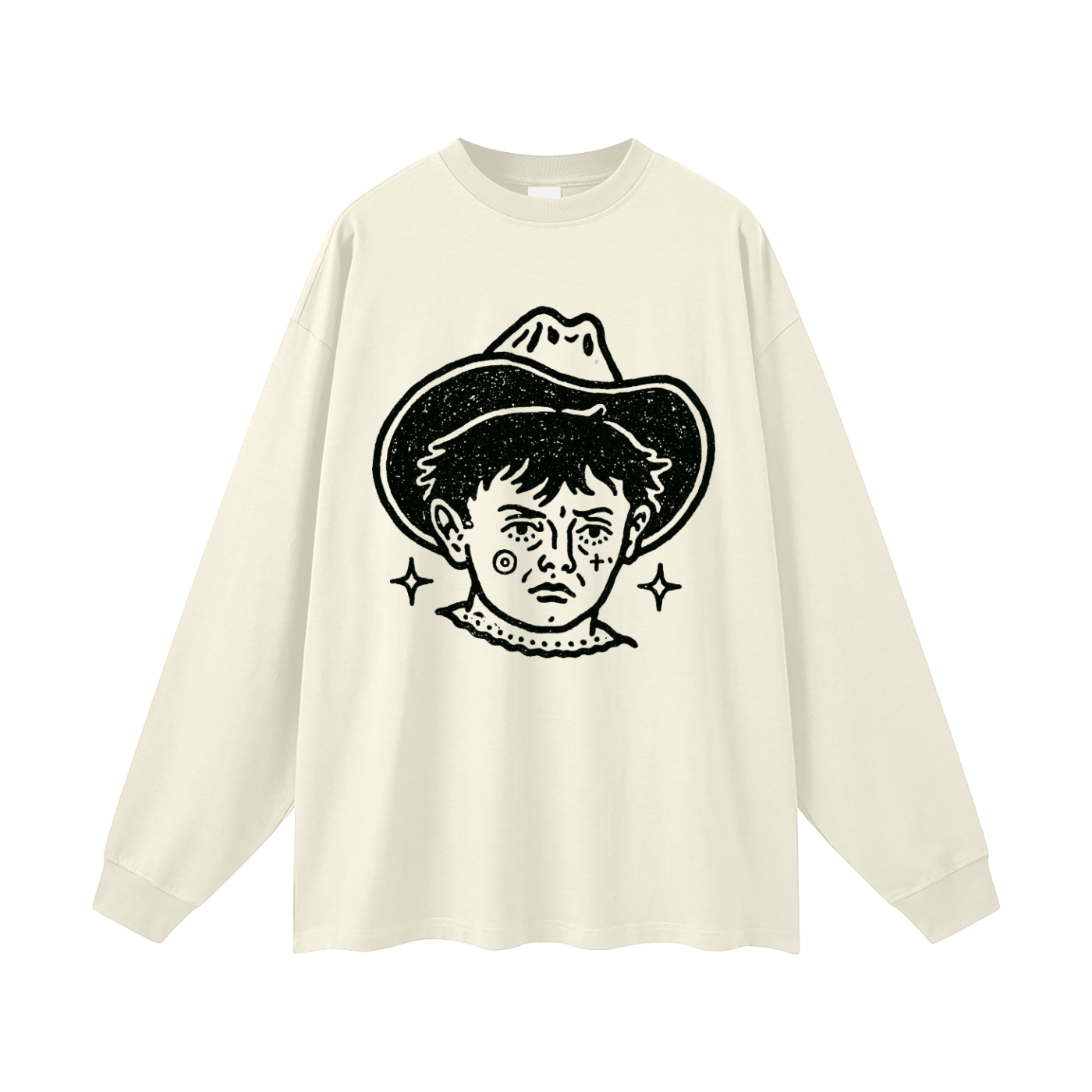 Cowboy Kid Graphic Long Sleeve T-Shirt