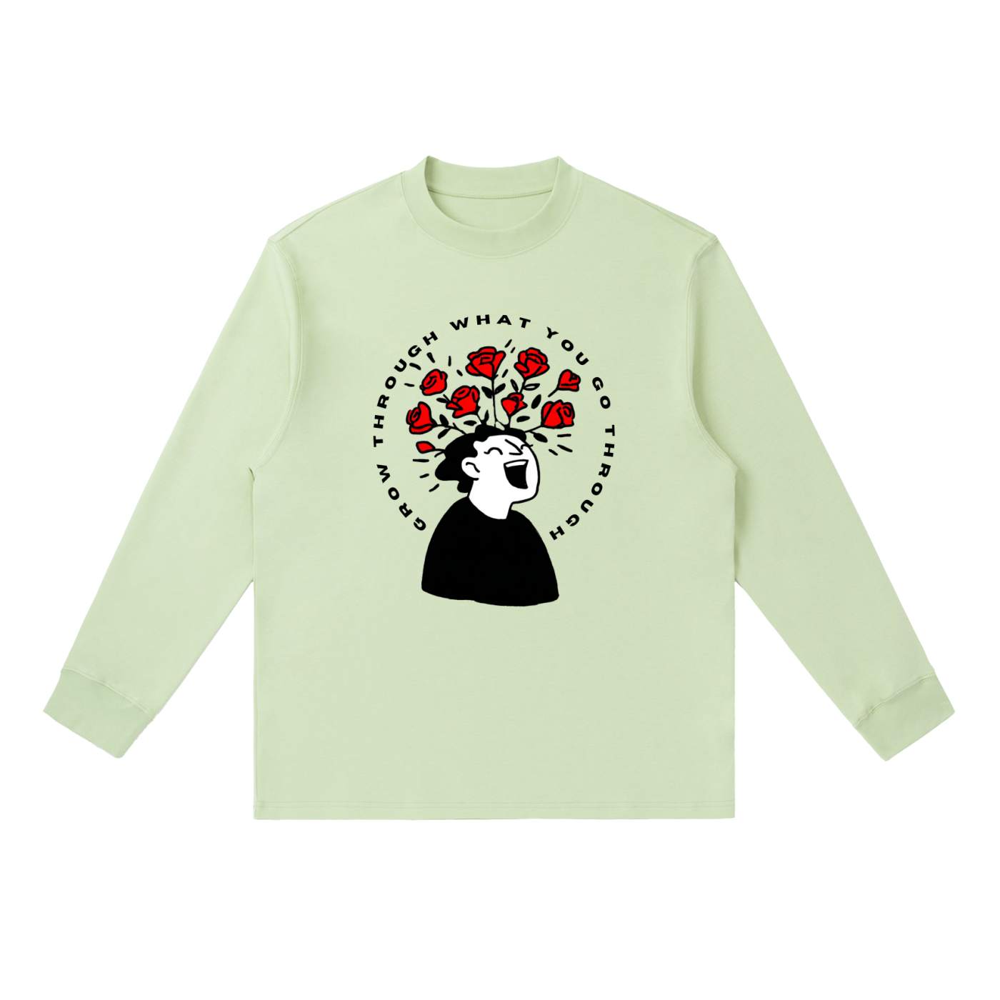 Grow Through Long Sleeve Tee