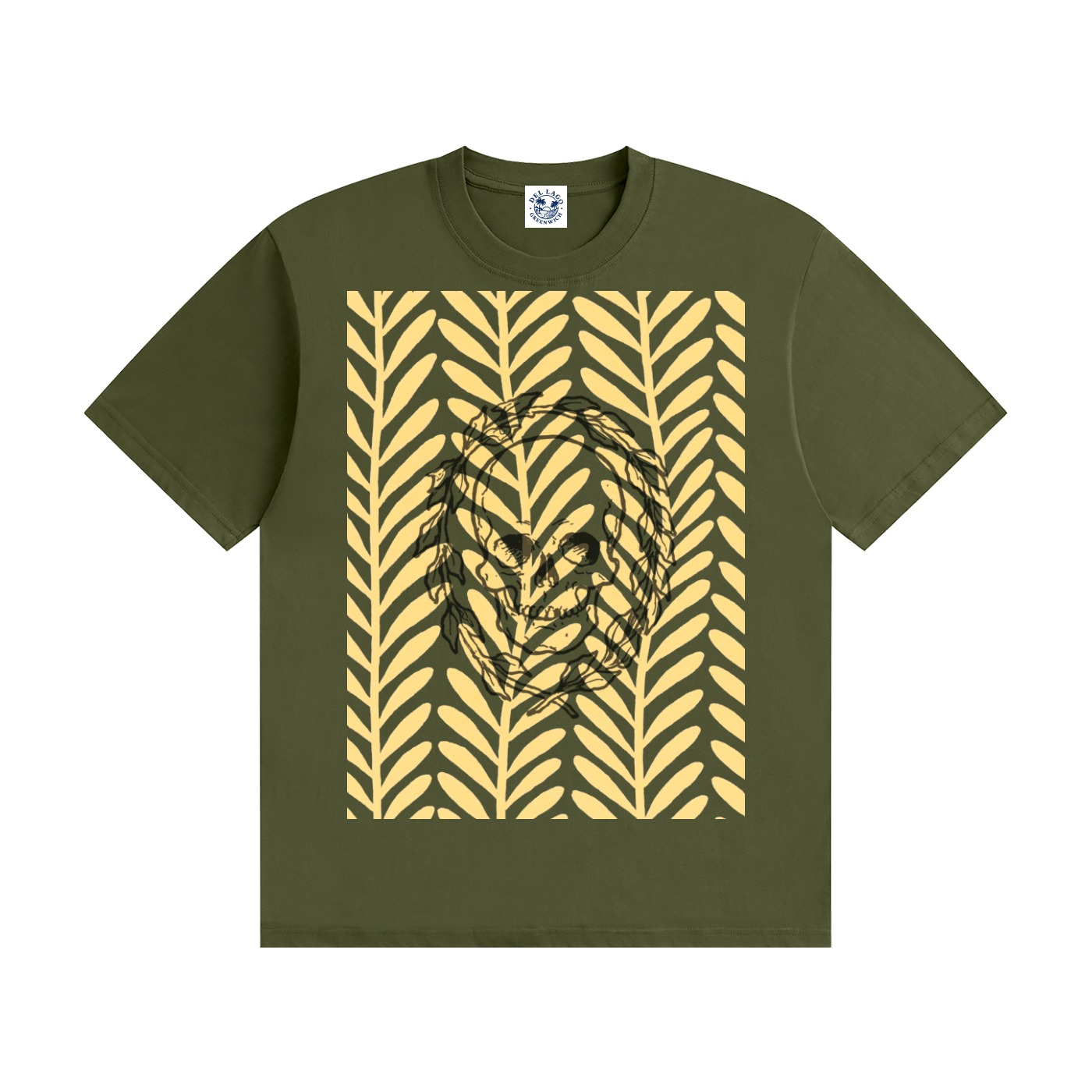 Laurel Skull Tee