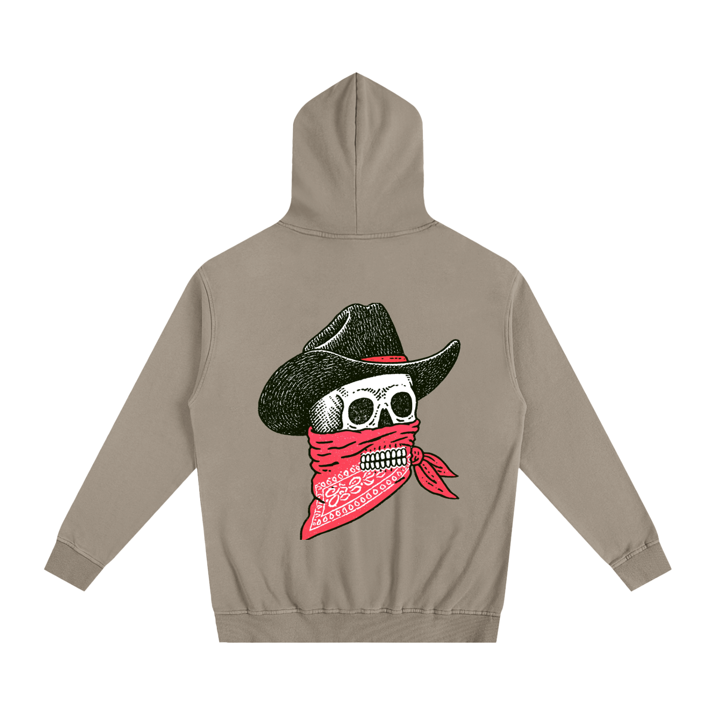 Outlaw Skull Graphic Hoodie