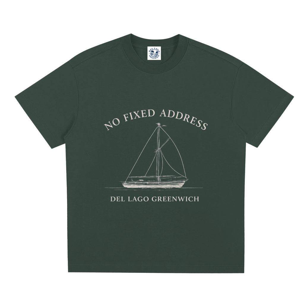 No Fixed Address — Sailboat Graphic Tee