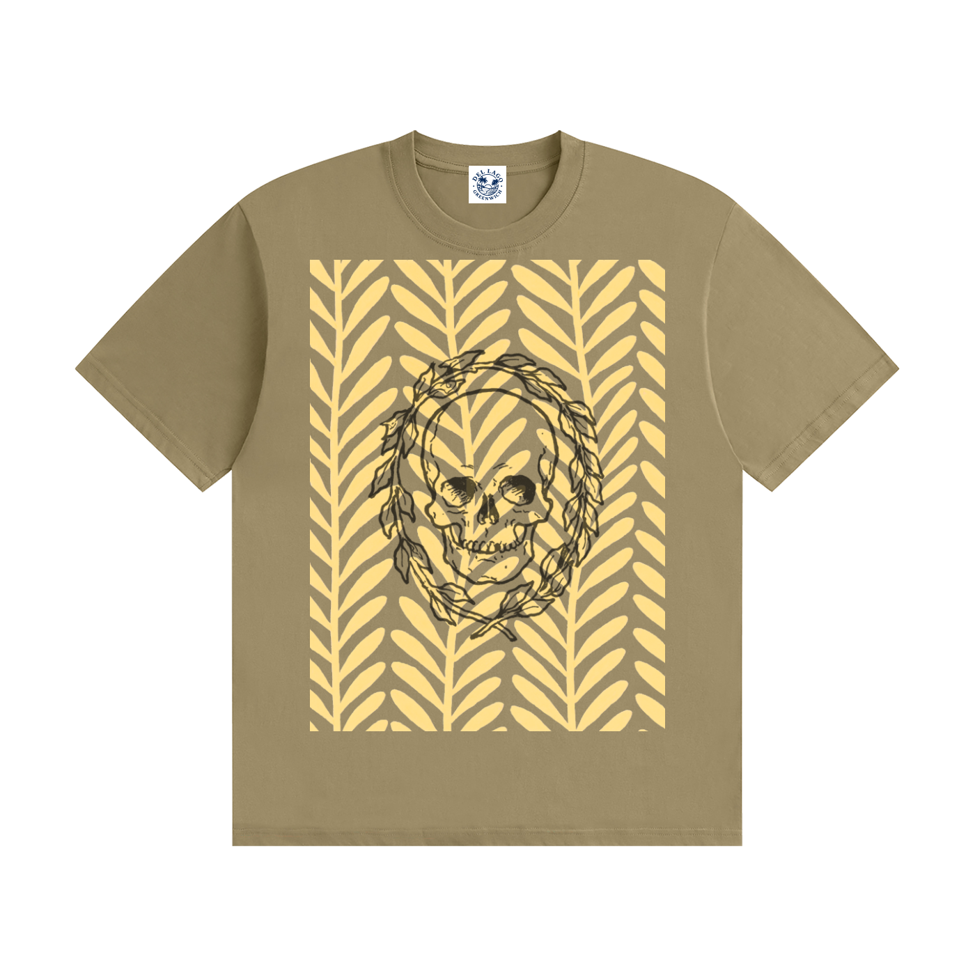 Laurel Skull Tee