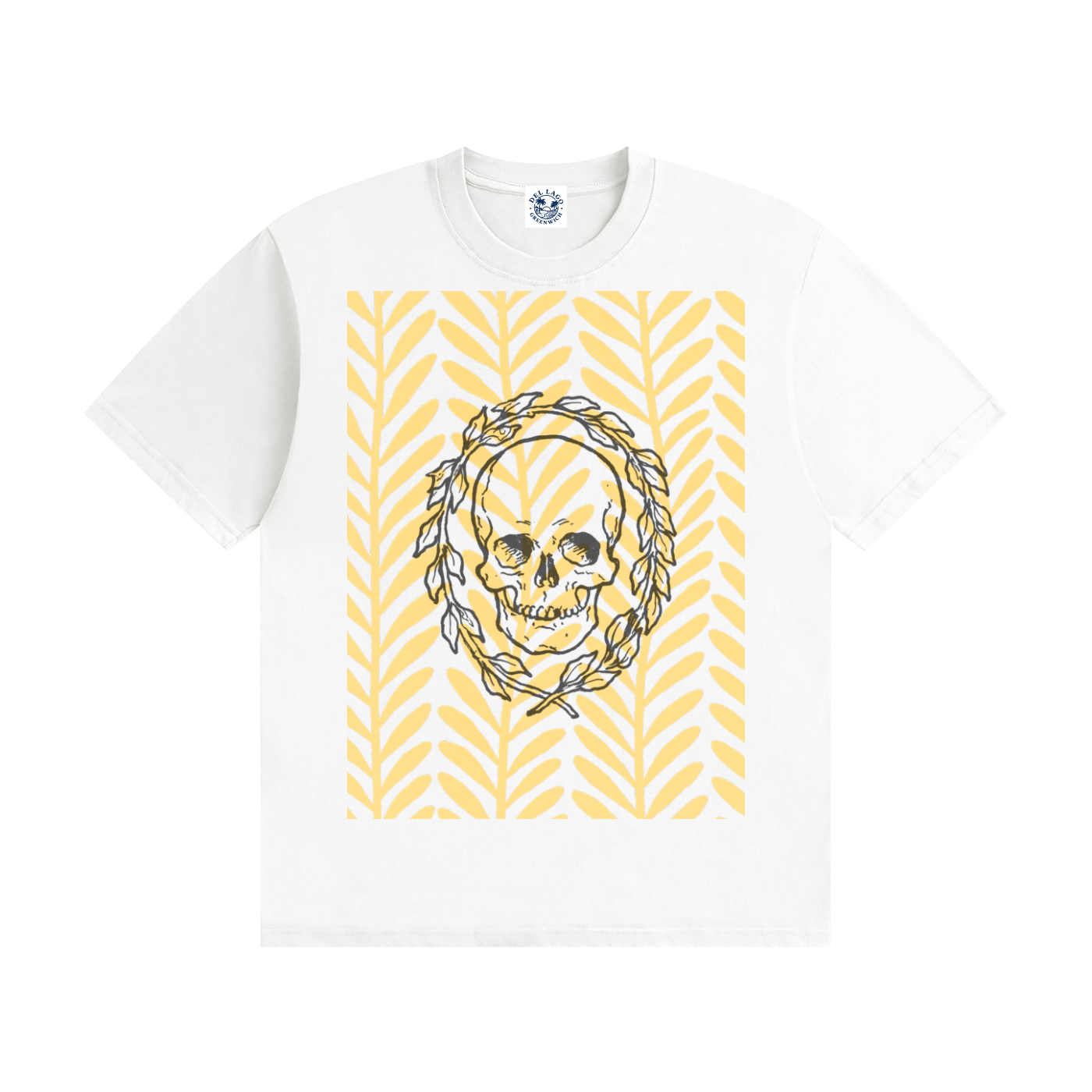 Laurel Skull Tee