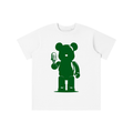Green Teddy Ice Cream graphic t-shirt featuring playful teddy bear artwork inspired by creativity and fun design.