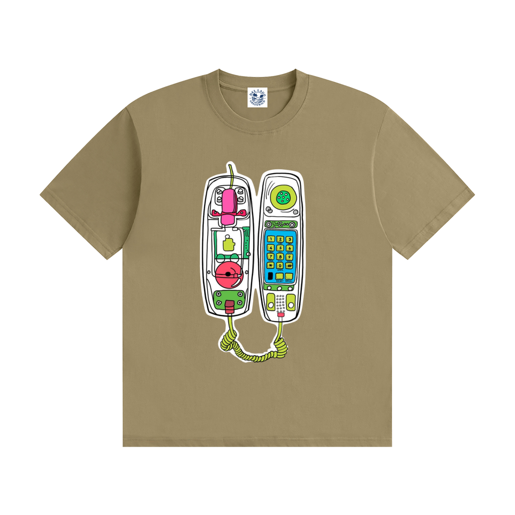 CALL ME — Retro Phone Graphic Tee