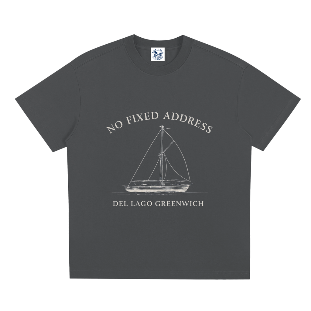 No Fixed Address — Sailboat Graphic Tee