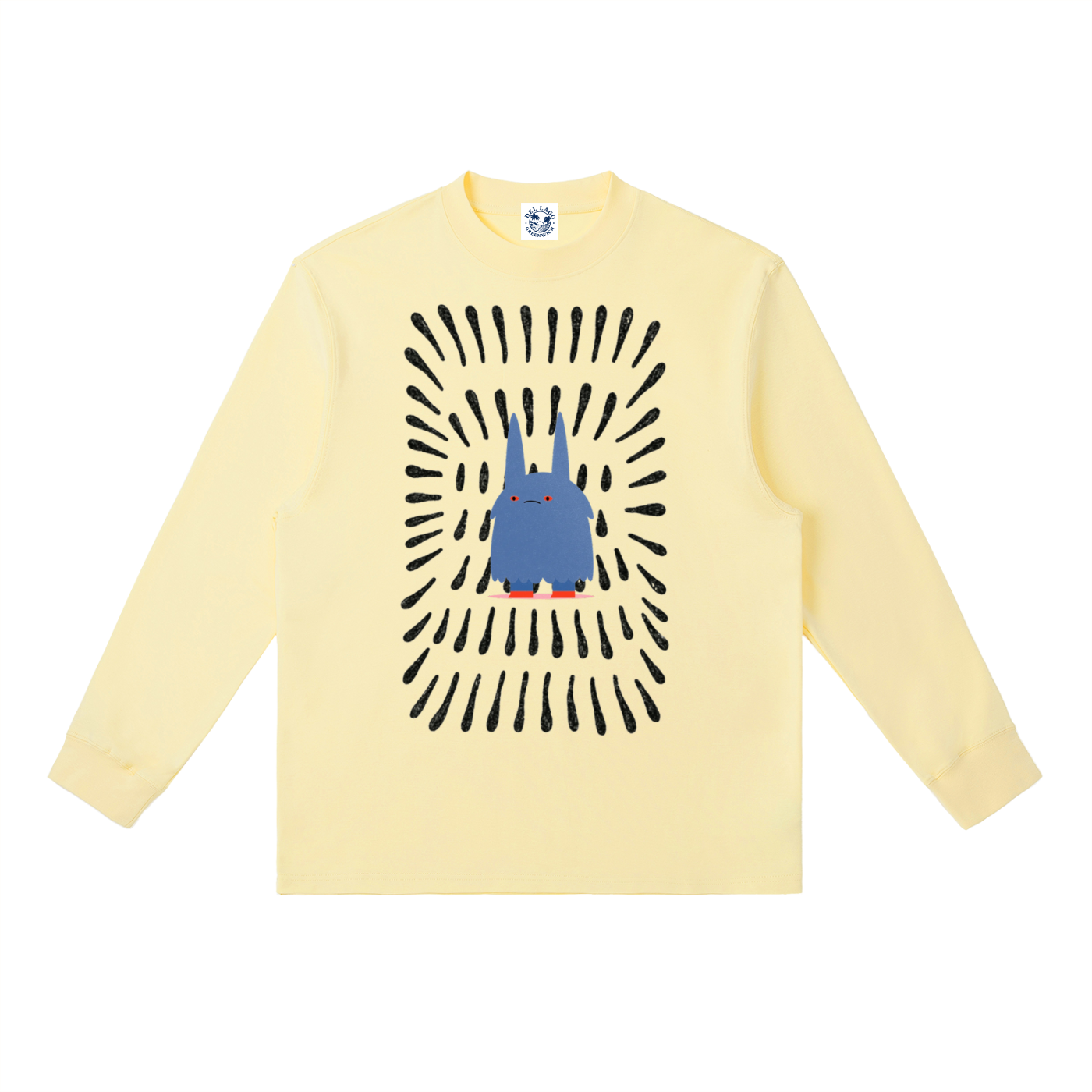 Little Blue Creature Long Sleeve Tee