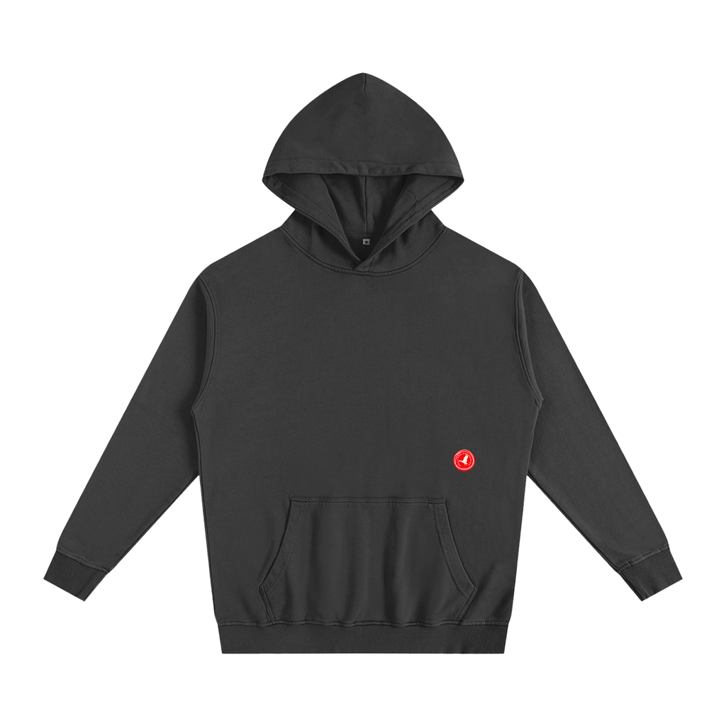 Distressed Portrait Graphic Hoodie