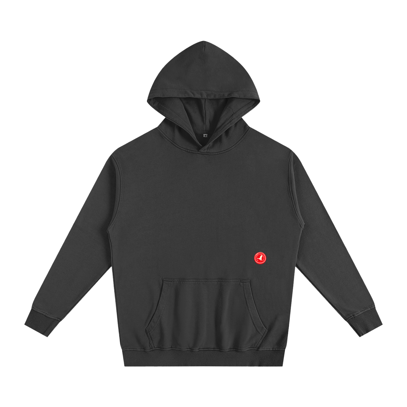 Distressed Portrait Graphic Hoodie