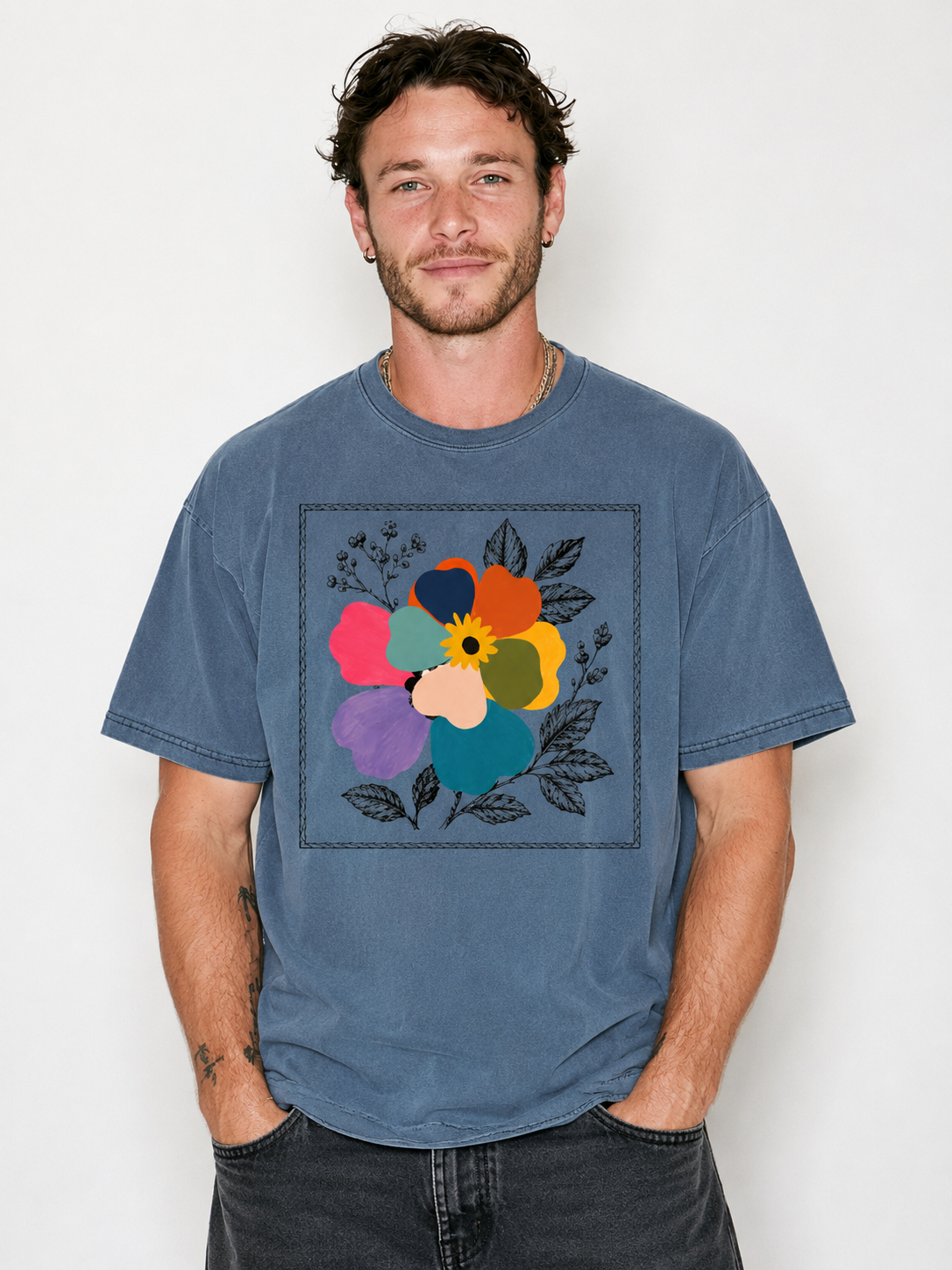 Oddly Pressed Flower Tee