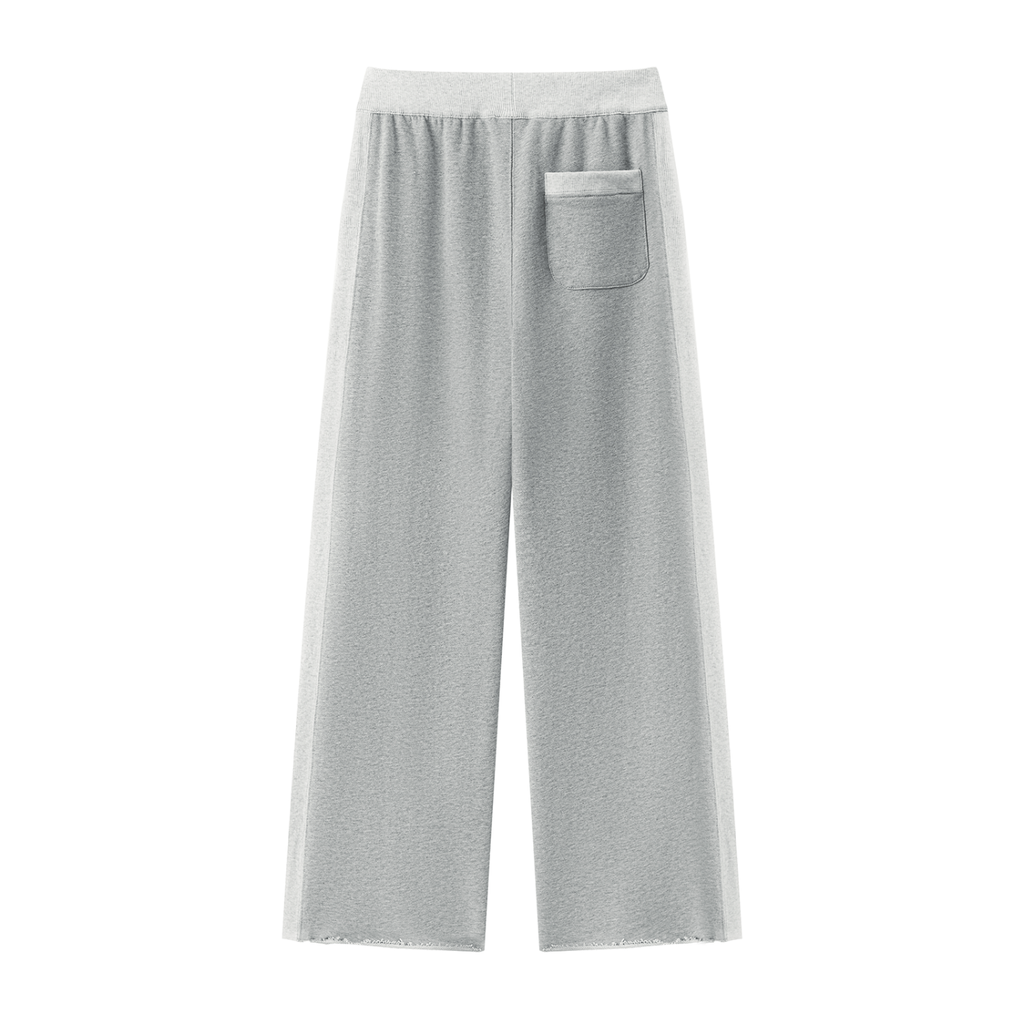 DLG Raw-Hem Wide-Leg Sweatpants