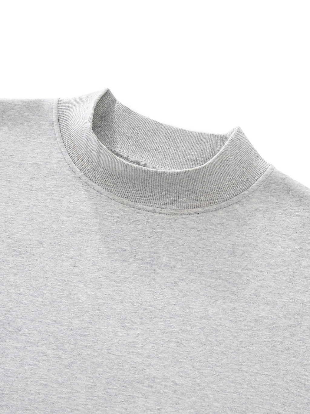 Del Lago Greenwich Essential Fleece Mock-Neck Oversized Sweatshirt