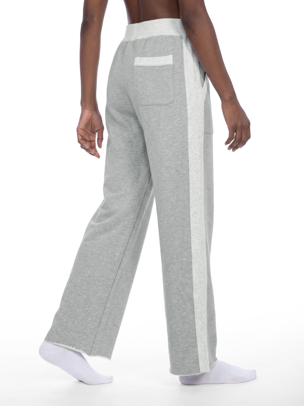 DLG Raw-Hem Wide-Leg Sweatpants