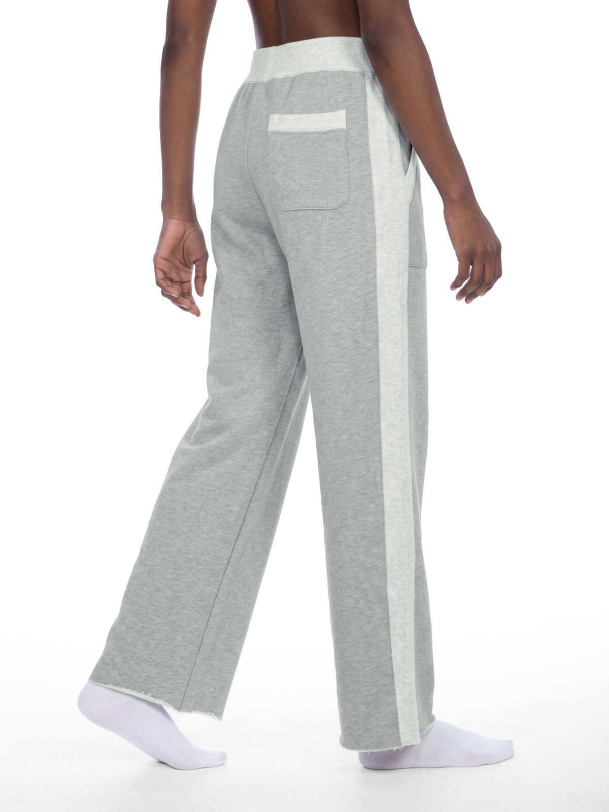 DLG Raw-Hem Wide-Leg Sweatpants