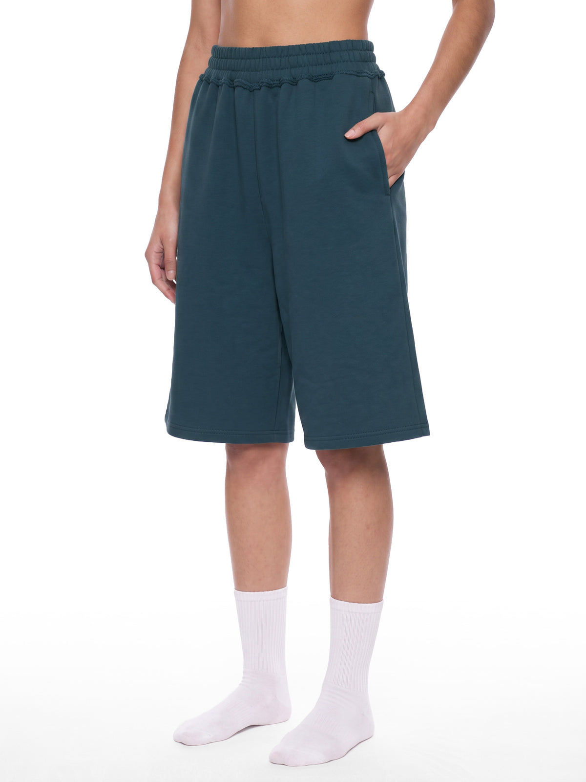 DLG Raw-Edge Fleece Shorts