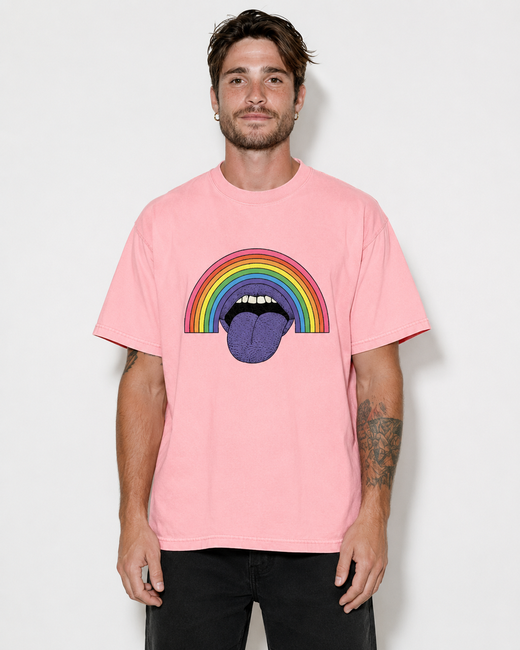 Good Vibes Seamless Cotton T-Shirt